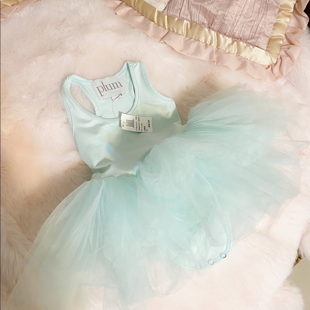 Brand New Plump tutu aqua color. 12 months